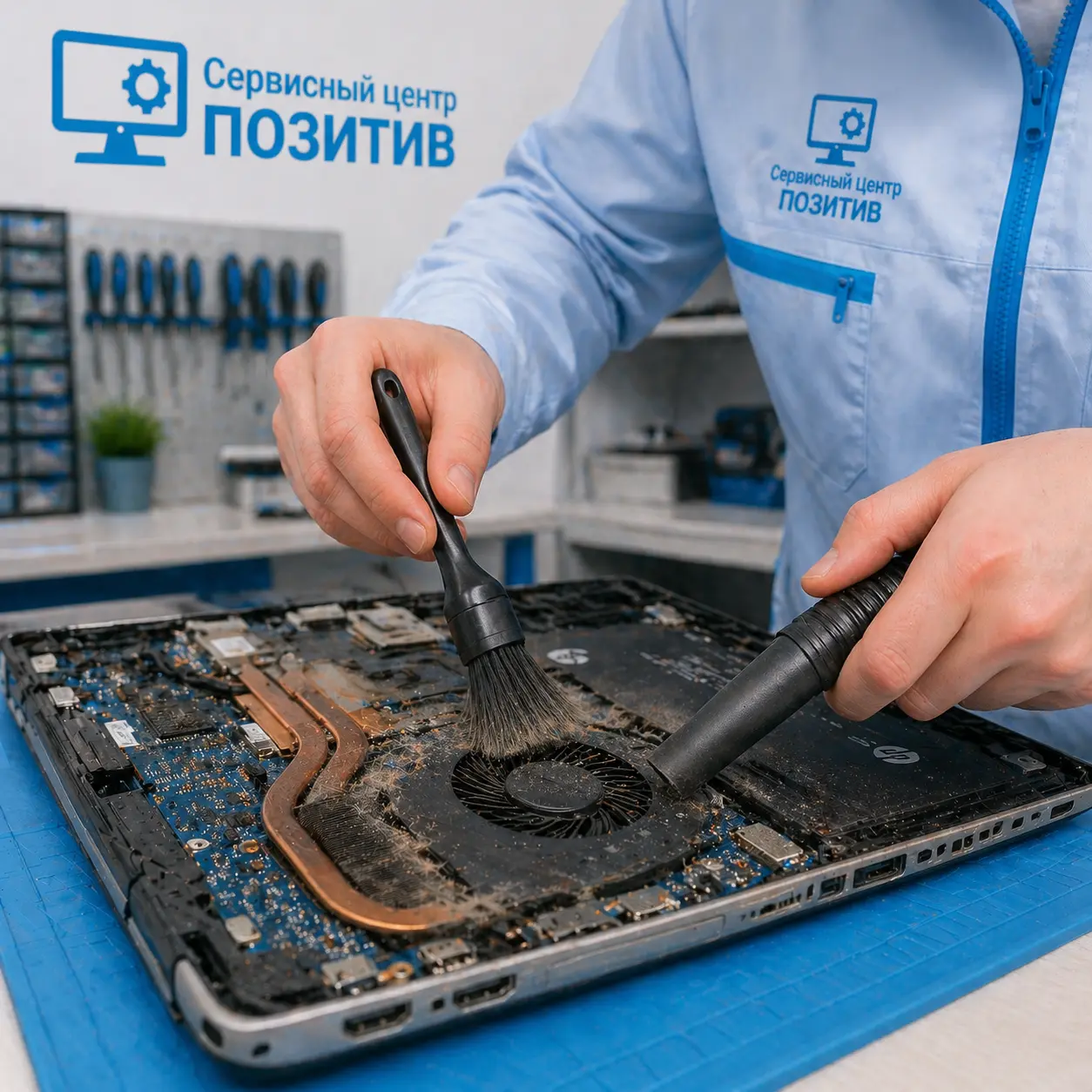 чистка ноутбука HP в Ишимбае