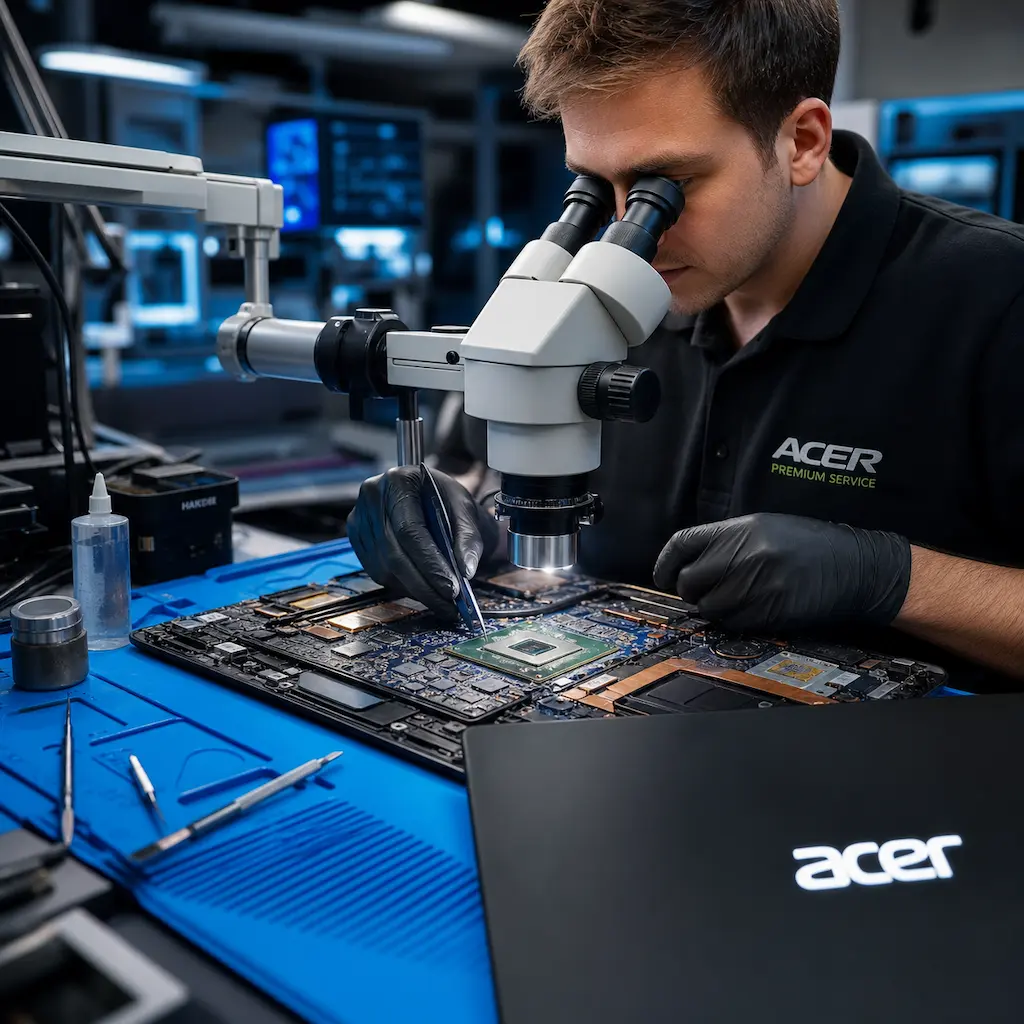 Замена видеокарты ноутбука Acer в Ишимбае