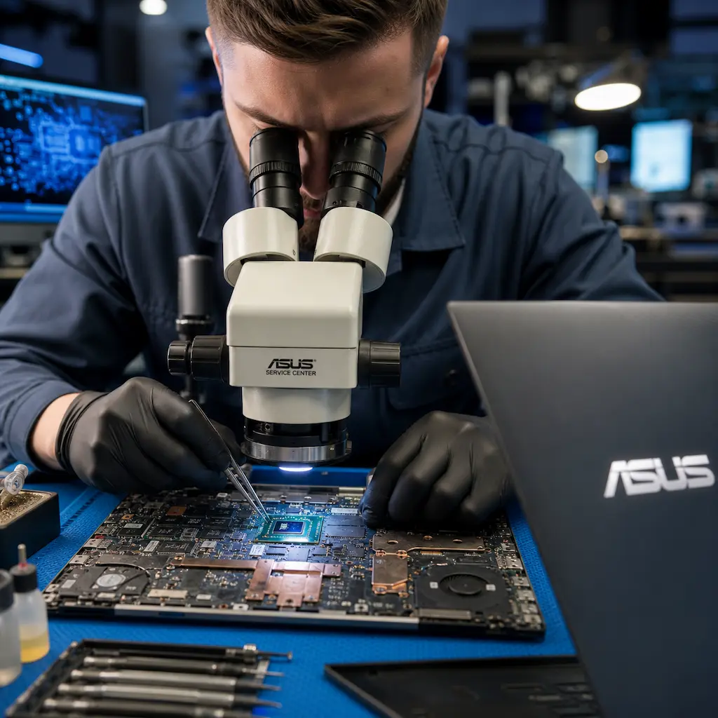 Замена видеокарты ноутбука Asus в Ишимбае