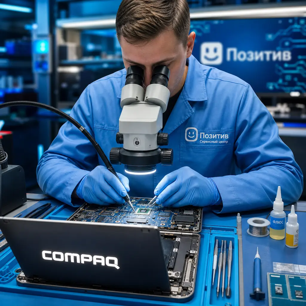 Замена видеокарты ноутбука Compaq в Ишимбае