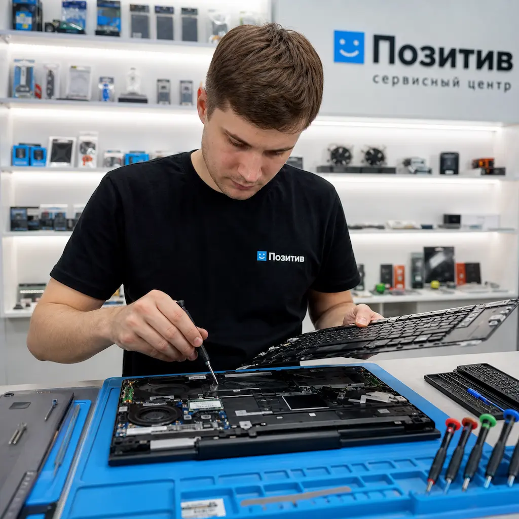 заменить клавиатуру на ноутбуке Samsung в Ишимбае