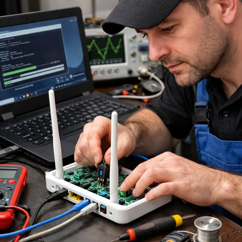 Перепрошивка WiFi роутера в Ишимбае