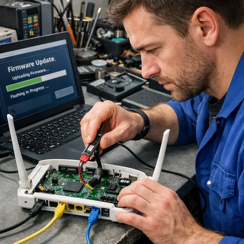 Обновление прошивки роутера в Ишимбае