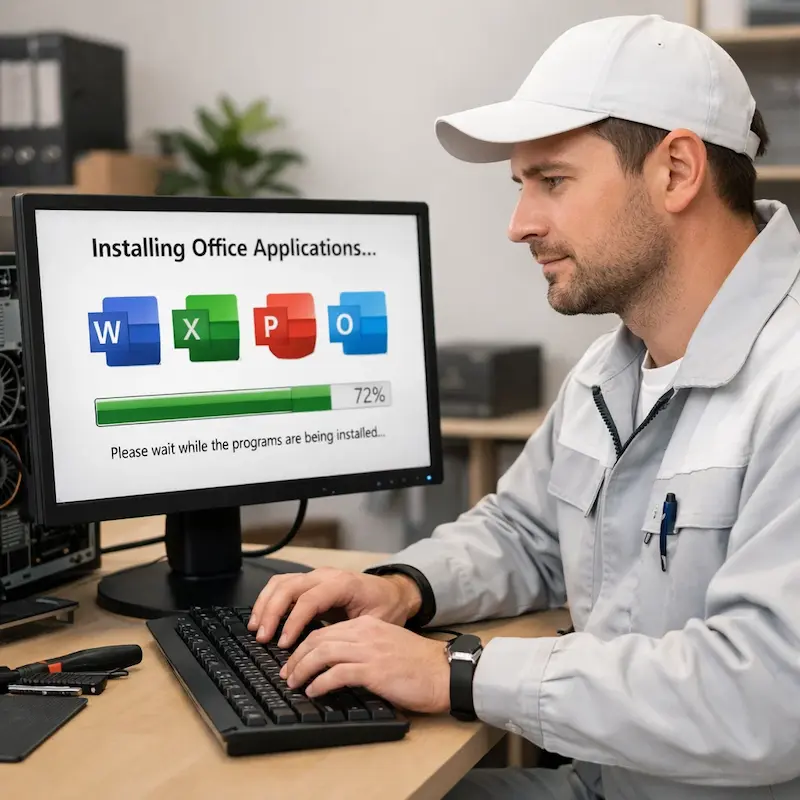 установка офисных программ на компьютер в Ишимбае