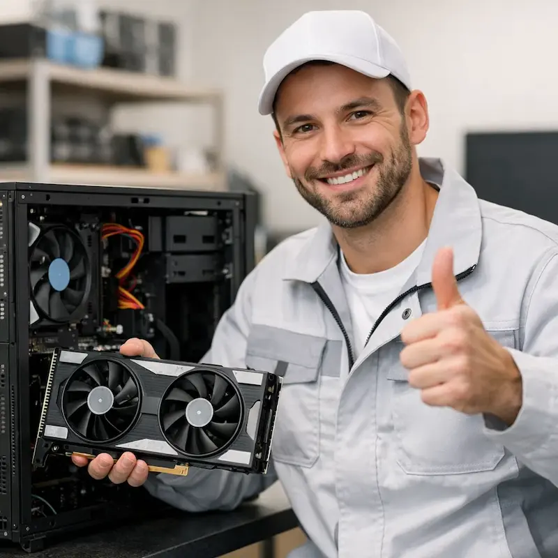 установка видеокарты на ПК в Ишимбае