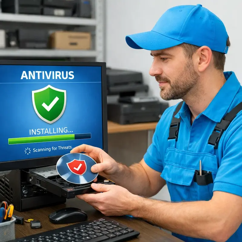 Установка антивируса в Ишимбае на дому