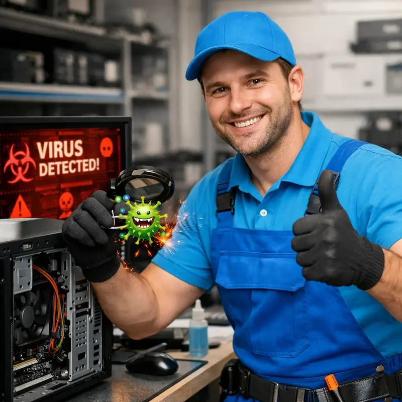 Удаление вирусов с компьютера в Ишимбае